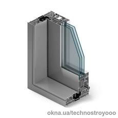 Раздвижные двери Aluprof MB-77HS из алюминия 2500х3000 мм